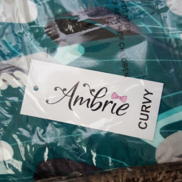 Ambrie Blue Hockey Leggings Size Curvy - Picture 8 of 8